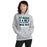 Woman wearing Cypress Ridge High School Rams Sport Heather Classic Unisex Hoodie 231