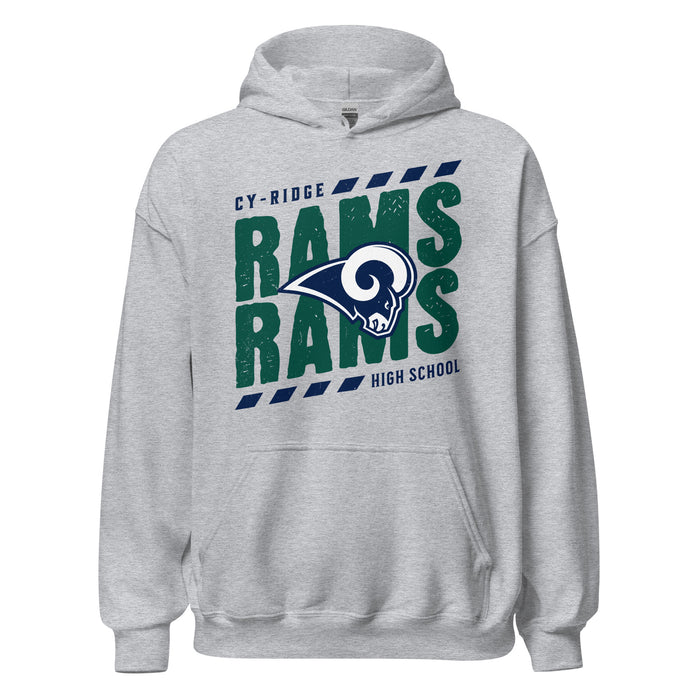 Cypress Ridge High School Rams Sport Heather Classic Unisex Hoodie 223