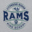 Close-up view of Cypress Ridge High School Rams Sport Heather Classic Unisex Hoodie 218