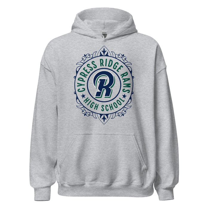 Cypress Ridge High School Rams Sport Heather Classic Unisex Hoodie 227