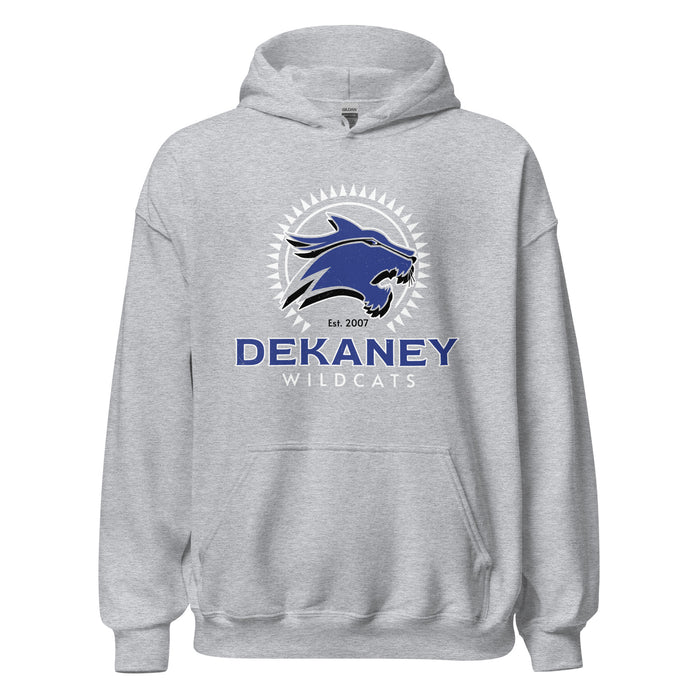 Dekaney High School Wildcats Heather Grey Classic Unisex Hoodie 226