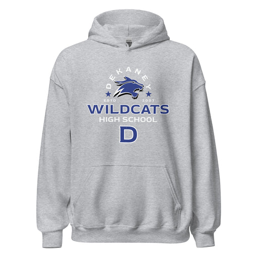 Dekaney High School Wildcats Heather Grey Classic Unisex Hoodie 222