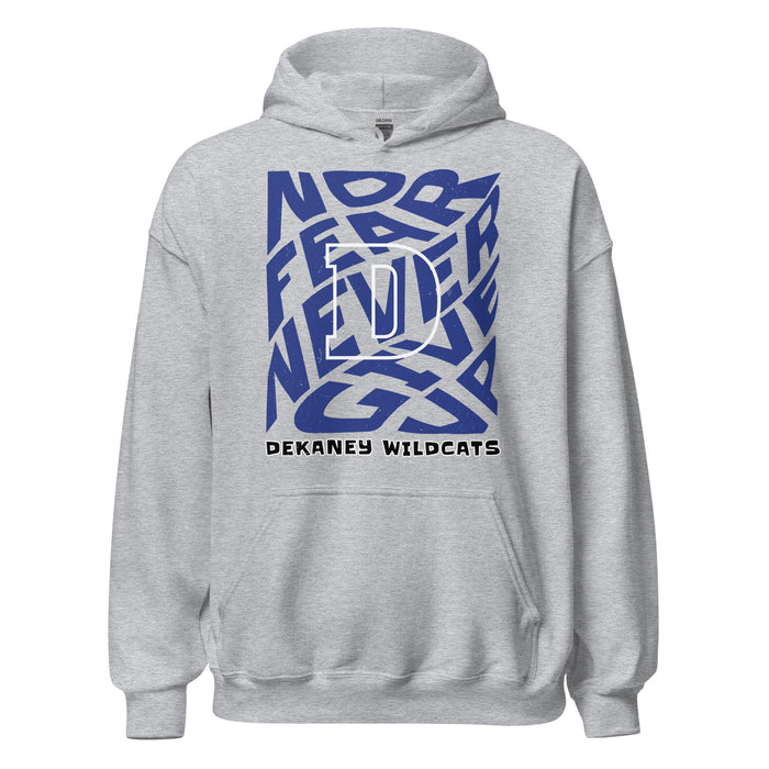 Dekaney High School Wildcats Heather Grey Classic Unisex Hoodie 236
