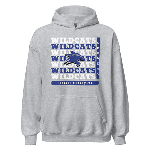 Dekaney High School Wildcats Heather Grey Classic Unisex Hoodie 235