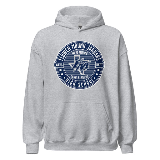 Flower Mound High School Jaguars Sport Grey Classic Unisex Hoodie 224