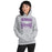 Woman wearing Klein Cain High School Hurricanes Sport Grey Classic Unisex Hoodie 237