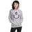 Woman wearing Klein Cain High School Hurricanes Sport Grey Classic Unisex Hoodie 229