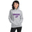 Woman wearing Klein Cain High School Hurricanes Sport Grey Classic Unisex Hoodie 024