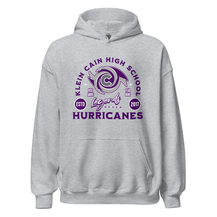 Klein Cain High School Hurricanes Sport Grey Classic Unisex Hoodie 208
