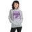 Woman wearing Klein Cain High School Hurricanes Sport Grey Classic Unisex Hoodie 001