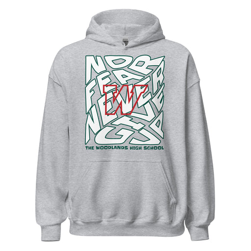 The Woodlands High School Highlanders Sport Grey Classic Unisex Hoodie 236