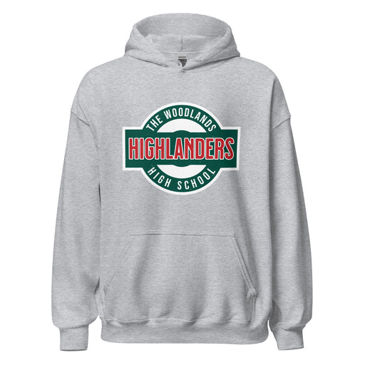 The Woodlands High School Highlanders Sport Grey Classic Unisex Hoodie 011