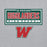 Close-up view of The Woodlands High School Highlanders Sport Grey Classic Unisex Hoodie 049