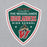 Close-up view of The Woodlands High School Highlanders Sport Grey Classic Unisex Hoodie 225
