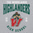 Close-up view of The Woodlands High School Highlanders Sport Grey Classic Unisex Hoodie 213