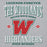 Close-up view of The Woodlands High School Highlanders Sport Grey Classic Unisex Hoodie 230