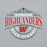 Close-up view of The Woodlands High School Highlanders Sport Grey Classic Unisex Hoodie 211