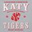 Close-up view of Katy High School Tigers Sport Grey Classic Unisex Hoodie 230
