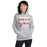 Woman wearing Katy High School Tigers Sport Grey Classic Unisex Hoodie 238