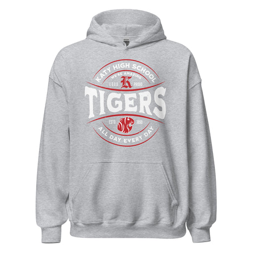 Katy High School Tigers Sport Grey Classic Unisex Hoodie 218