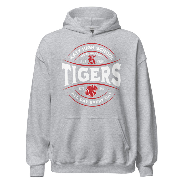 Katy High School Tigers Sport Grey Classic Unisex Hoodie 218