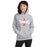 Woman wearing Katy High School Tigers Sport Grey Classic Unisex Hoodie 218