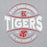 Close-up view of Katy High School Tigers Sport Grey Classic Unisex Hoodie 218