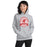 Woman wearing Katy High School Tigers Sport Grey Classic Unisex Hoodie 212
