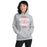 Woman wearing MacArthur High School Generals Grey Classic Unisex Hoodie 210