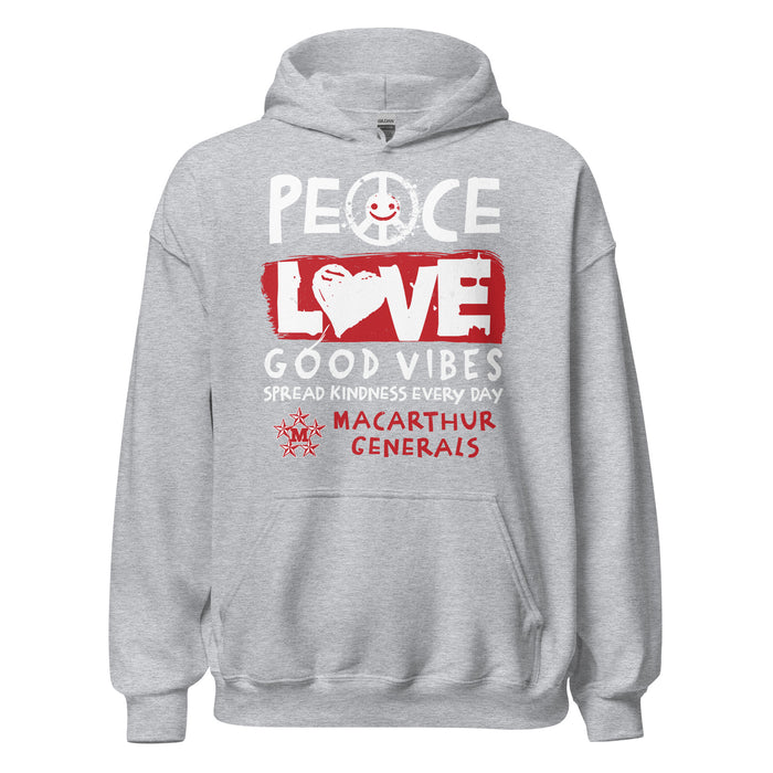 MacArthur High School Generals Grey Classic Unisex Hoodie 240
