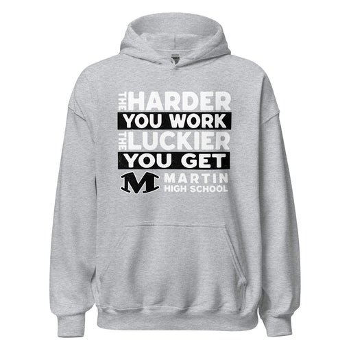 Martin High School Warriors Grey Classic Unisex Hoodie 238