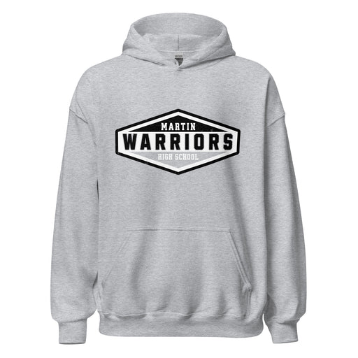 Martin High School Warriors Grey Classic Unisex Hoodie 009