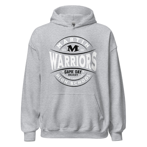 Martin High School Warriors Grey Classic Unisex Hoodie 218