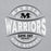 Close-up view of Martin High School Warriors Grey Classic Unisex Hoodie 218