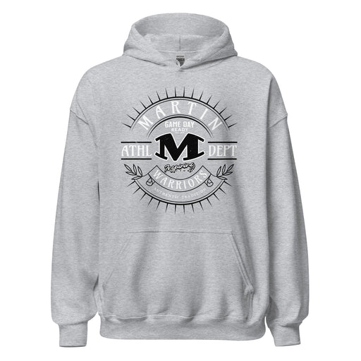 Martin High School Warriors Grey Classic Unisex Hoodie 201