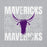 Close-up view of Morton Ranch High School Mavericks Grey Classic Unisex Hoodie 233