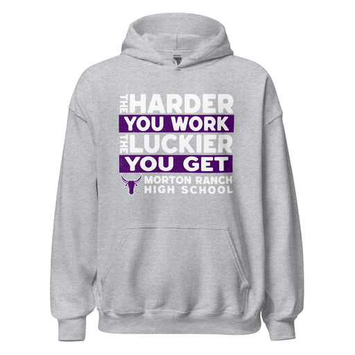 Morton Ranch High School Mavericks Grey Classic Unisex Hoodie 238