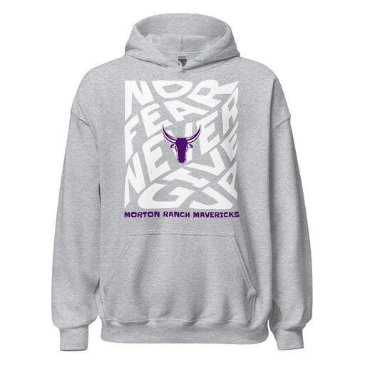 Morton Ranch High School Mavericks Grey Classic Unisex Hoodie 236