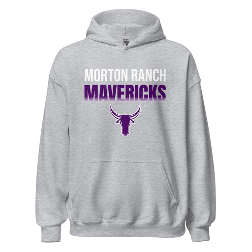 Morton Ranch High School Mavericks Grey Classic Unisex Hoodie 024