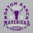 Close-up view of Morton Ranch High School Mavericks Grey Classic Unisex Hoodie 206