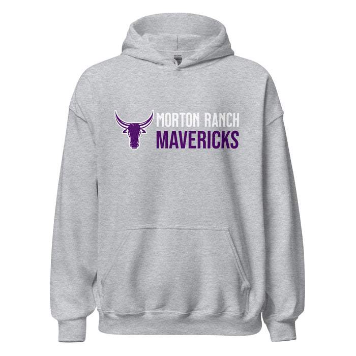 Morton Ranch High School Mavericks Grey Classic Unisex Hoodie 200