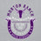 Close-up view of Morton Ranch High School Mavericks Grey Classic Unisex Hoodie 229