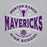 Close-up view of Morton Ranch High School Mavericks Grey Classic Unisex Hoodie 218
