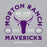 Close-up view of Morton Ranch High School Mavericks Grey Classic Unisex Hoodie 208