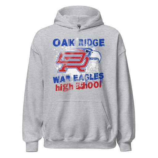 Oak Ridge High School War Eagles Grey Classic Unisex Hoodie 205