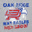 Close-up view of Oak Ridge High School War Eagles Grey Classic Unisex Hoodie 205