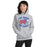 Woman wearing Oak Ridge High School War Eagles Grey Classic Unisex Hoodie 228