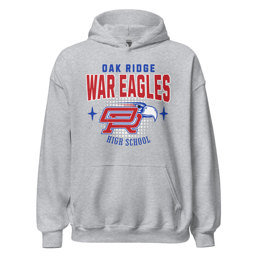 Oak Ridge High School War Eagles Grey Classic Unisex Hoodie 204