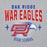 Close-up view of Oak Ridge High School War Eagles Grey Classic Unisex Hoodie 204