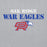 Close-up view of Oak Ridge High School War Eagles Grey Classic Unisex Hoodie 017